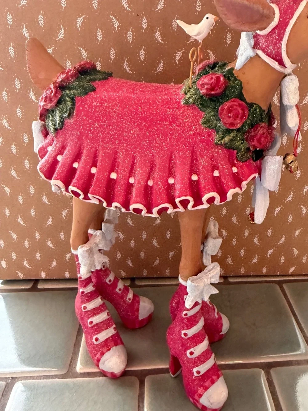 MacKenzie-Childs Patience Brewster Dash Away DONNA Reindeer Figure (LIKE NEW)